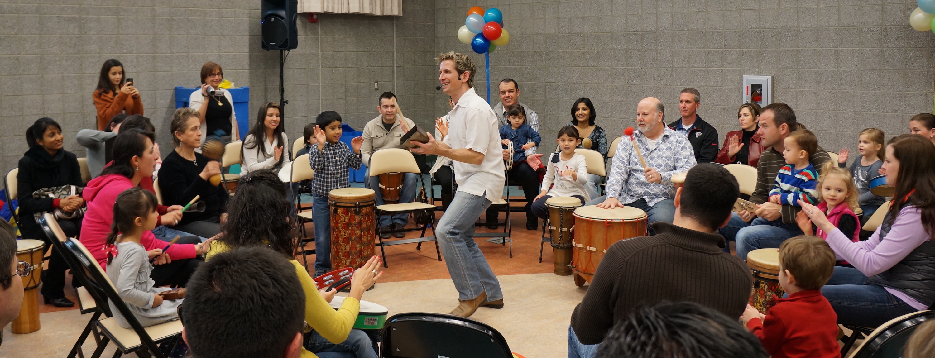 Celebrate the spirit of your community gathering with a drum circle.